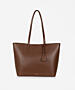 Maxi Tote nero silver touch | Loro Oro